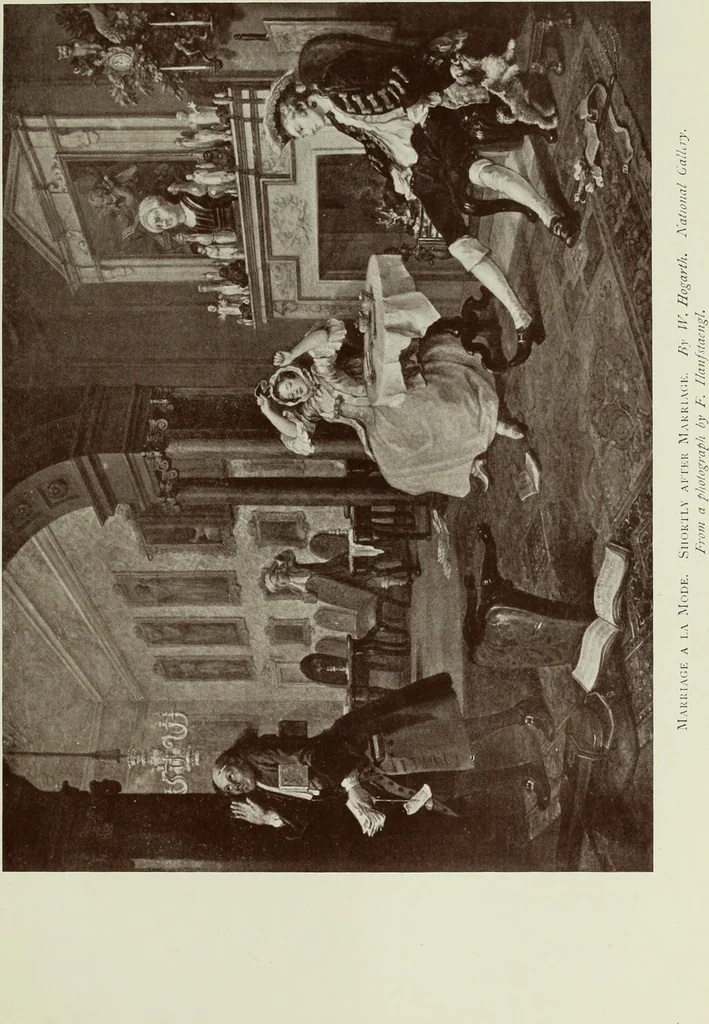 An illustration from English society of the eighteenth century in contemporary art, 1907, leaf 42