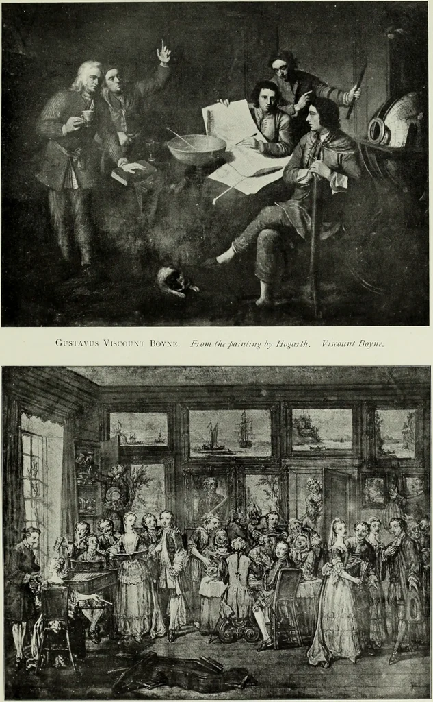 An illustration from English society of the eighteenth century in contemporary art, 1907, leaf 50