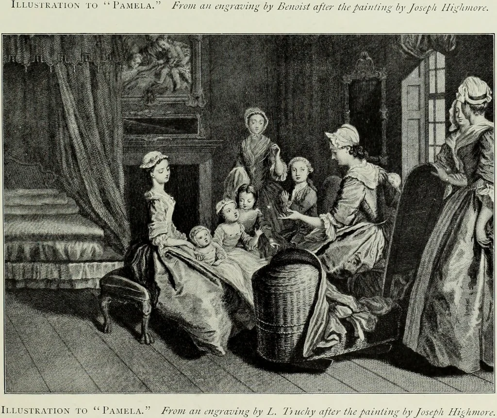 An illustration from English society of the eighteenth century in contemporary art, 1907, leaf 58