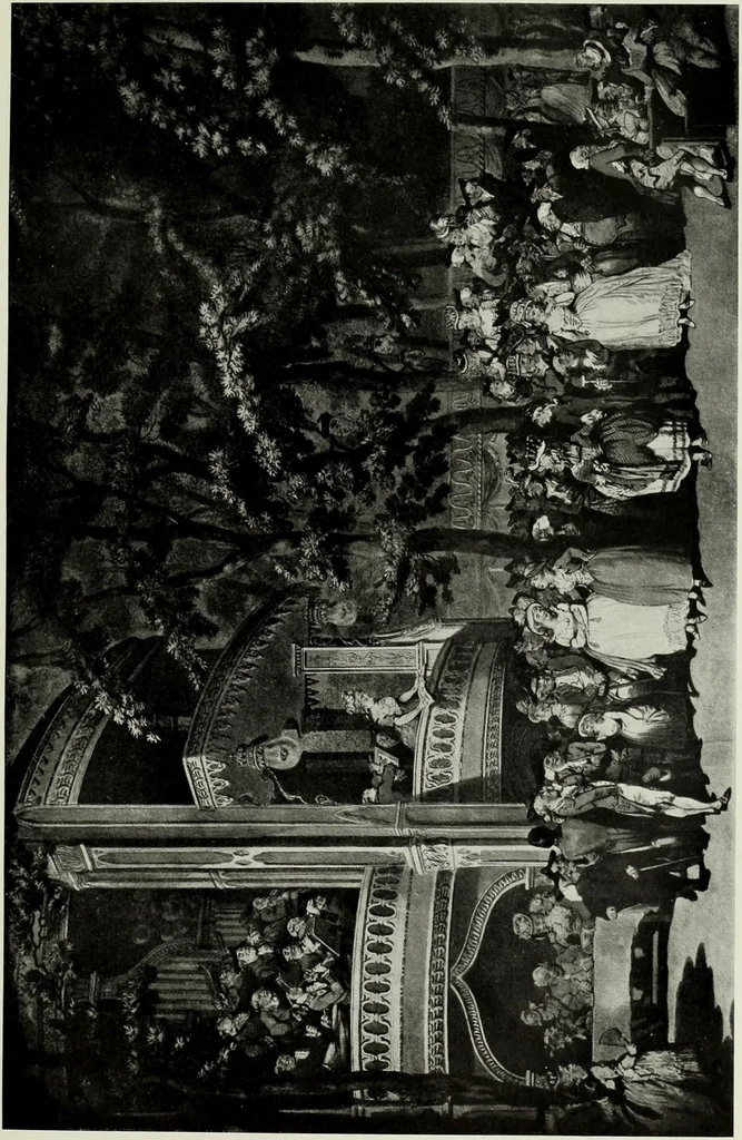An illustration from English society of the eighteenth century in contemporary art, 1907, leaf 62