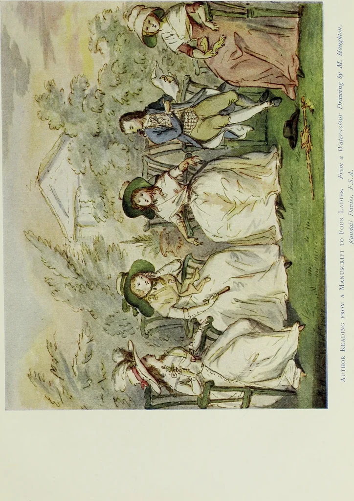 An illustration from English society of the eighteenth century in contemporary art, 1907, leaf 98