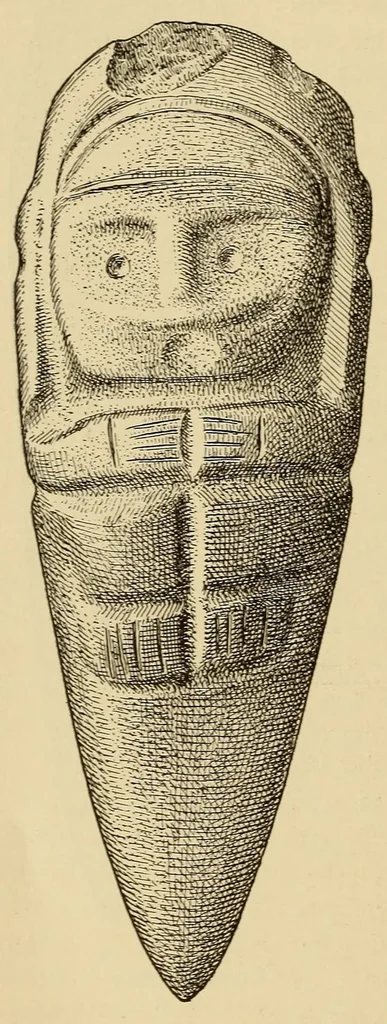 An illustration from Engraved celts from the Antilles, 1915, leaf 8