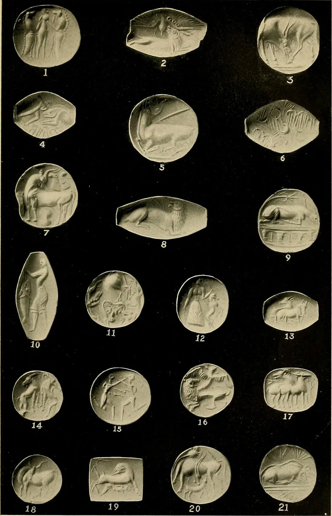 An illustration from Engraved gems, signets, talismans and ornamental intaglios, ancient and modern, 1912, leaf 446