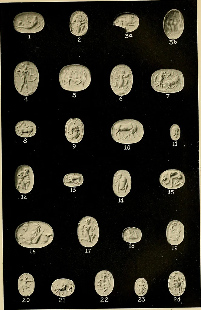 An illustration from Engraved gems, signets, talismans and ornamental intaglios, ancient and modern, 1912, leaf 450