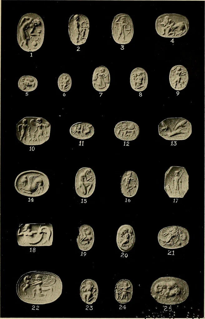 An illustration from Engraved gems, signets, talismans and ornamental intaglios, ancient and modern, 1912, leaf 452