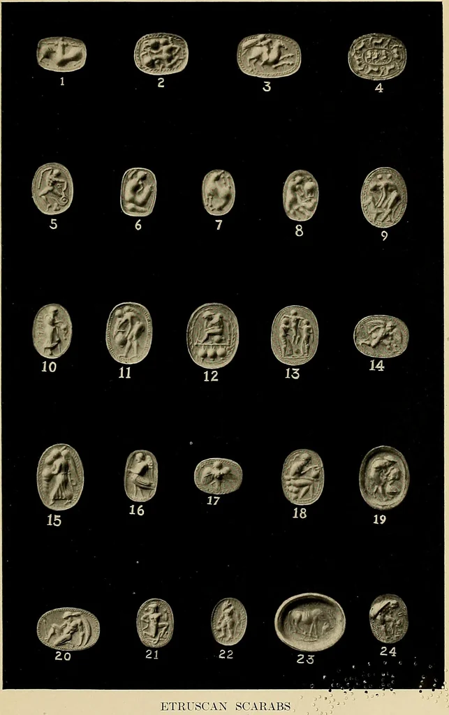 An illustration from Engraved gems, signets, talismans and ornamental intaglios, ancient and modern, 1912, leaf 468