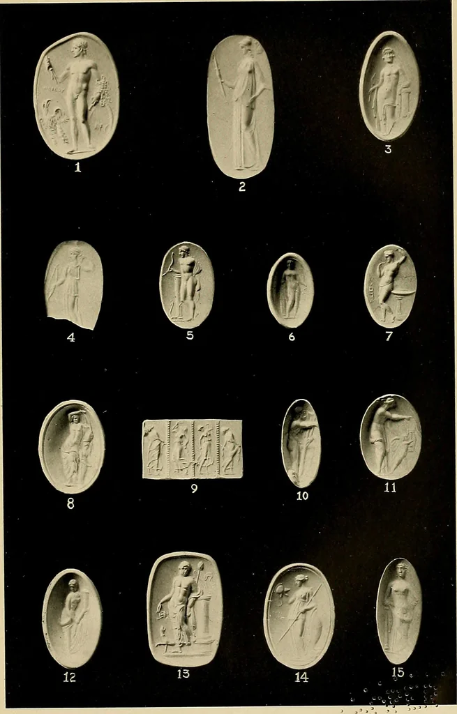An illustration from Engraved gems, signets, talismans and ornamental intaglios, ancient and modern, 1912, leaf 470