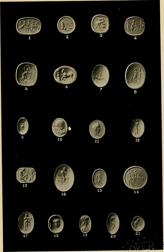 An illustration from Engraved gems, signets, talismans and ornamental intaglios, ancient and modern, 1912, leaf 472