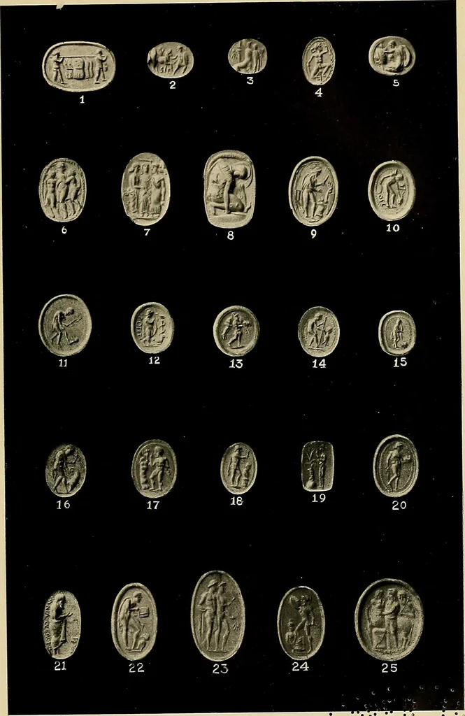 An illustration from Engraved gems, signets, talismans and ornamental intaglios, ancient and modern, 1912, leaf 476