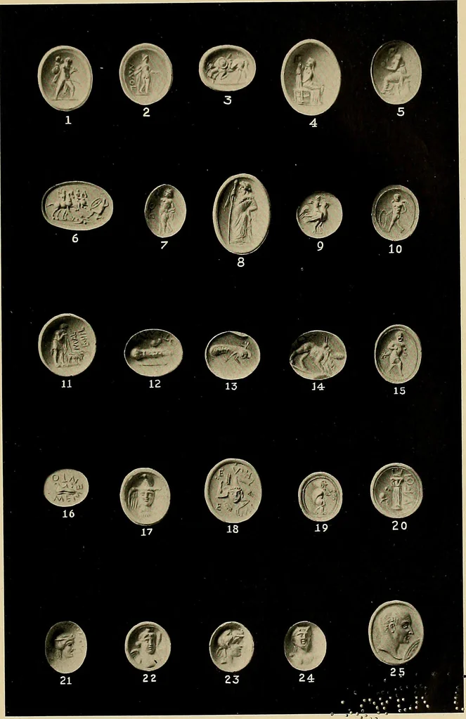An illustration from Engraved gems, signets, talismans and ornamental intaglios, ancient and modern, 1912, leaf 478