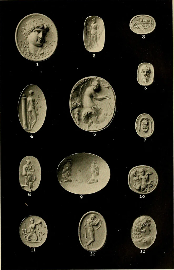 An illustration from Engraved gems, signets, talismans and ornamental intaglios, ancient and modern, 1912, leaf 486