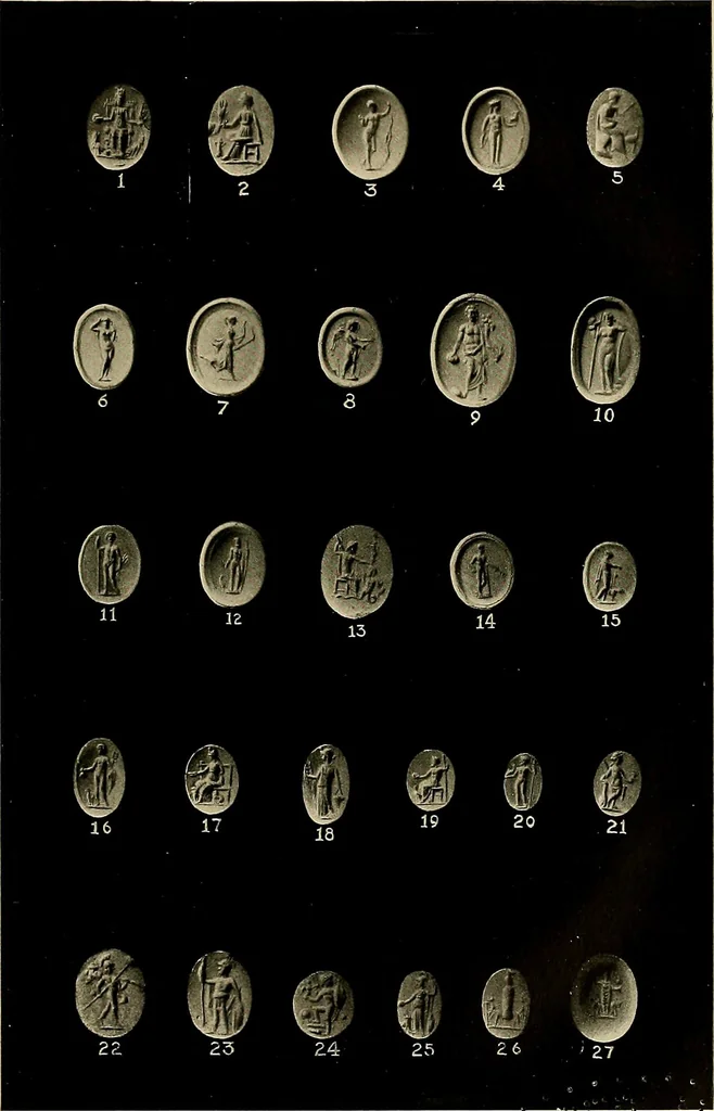 An illustration from Engraved gems, signets, talismans and ornamental intaglios, ancient and modern, 1912, leaf 488
