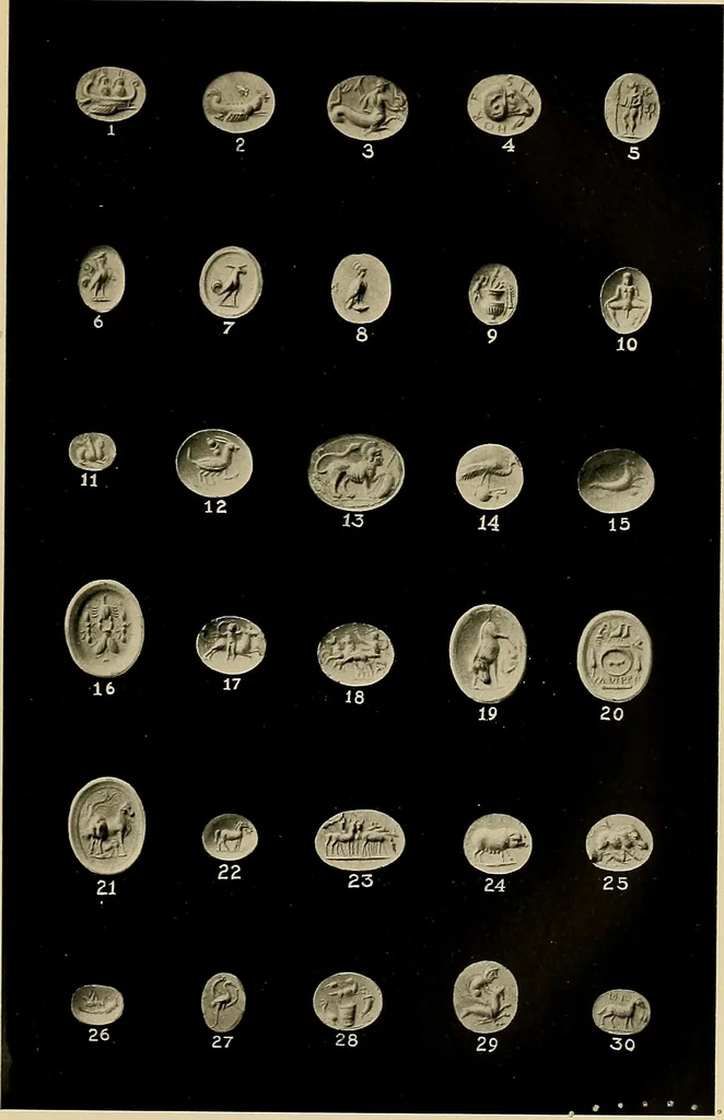 An illustration from Engraved gems, signets, talismans and ornamental intaglios, ancient and modern, 1912, leaf 494