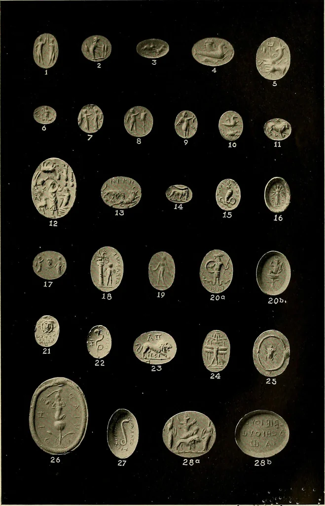 An illustration from Engraved gems, signets, talismans and ornamental intaglios, ancient and modern, 1912, leaf 500