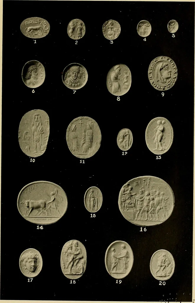 An illustration from Engraved gems, signets, talismans and ornamental intaglios, ancient and modern, 1912, leaf 502