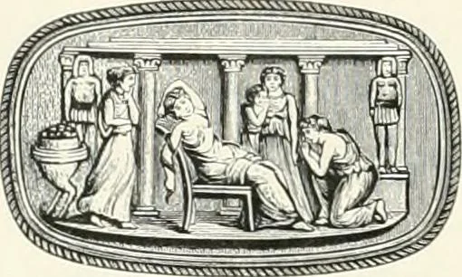 An illustration from Engraved gems; their history and place in art, in which is embodied the author's former treatise, with extensive revisions and additions; reminiscences of travels in the pursuit and acquisition of engraved gems ... to which is added a descriptive list of the author's cabinet of gems, forming a compend of Greek and Roman classics and antiquities .., 1889, leaf 124