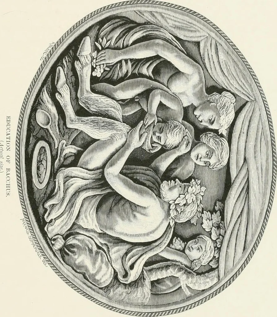 An illustration from Engraved gems; their history and place in art, in which is embodied the author's former treatise, with extensive revisions and additions; reminiscences of travels in the pursuit and acquisition of engraved gems ... to which is added a descriptive list of the author's cabinet of gems, forming a compend of Greek and Roman classics and antiquities .., 1889, leaf 339