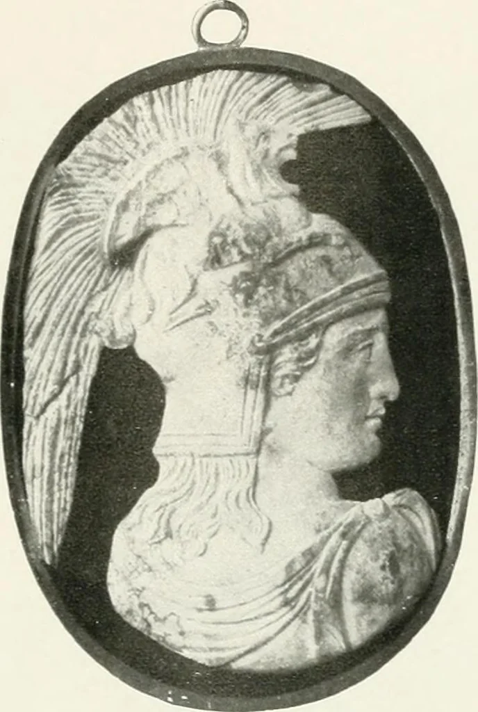 An illustration from Engraved gems; their history and place in art, in which is embodied the author's former treatise, with extensive revisions and additions; reminiscences of travels in the pursuit and acquisition of engraved gems ... to which is added a descriptive list of the author's cabinet of gems, forming a compend of Greek and Roman classics and antiquities .., 1889, leaf 465