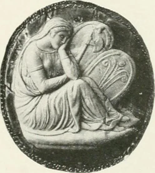An illustration from Engraved gems; their history and place in art, in which is embodied the author's former treatise, with extensive revisions and additions; reminiscences of travels in the pursuit and acquisition of engraved gems ... to which is added a descriptive list of the author's cabinet of gems, forming a compend of Greek and Roman classics and antiquities .., 1889, leaf 473