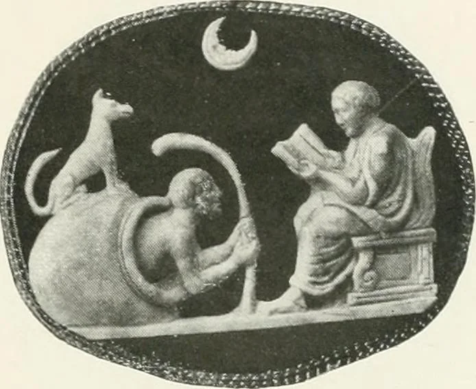 An illustration from Engraved gems; their history and place in art, in which is embodied the author's former treatise, with extensive revisions and additions; reminiscences of travels in the pursuit and acquisition of engraved gems ... to which is added a descriptive list of the author's cabinet of gems, forming a compend of Greek and Roman classics and antiquities .., 1889, leaf 481