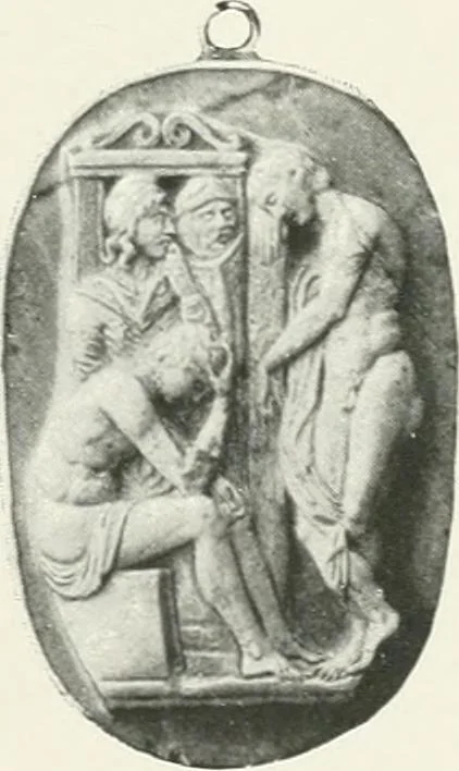An illustration from Engraved gems; their history and place in art, in which is embodied the author's former treatise, with extensive revisions and additions; reminiscences of travels in the pursuit and acquisition of engraved gems ... to which is added a descriptive list of the author's cabinet of gems, forming a compend of Greek and Roman classics and antiquities .., 1889, leaf 485