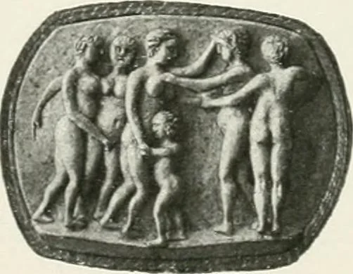 An illustration from Engraved gems; their history and place in art, in which is embodied the author's former treatise, with extensive revisions and additions; reminiscences of travels in the pursuit and acquisition of engraved gems ... to which is added a descriptive list of the author's cabinet of gems, forming a compend of Greek and Roman classics and antiquities .., 1889, leaf 501