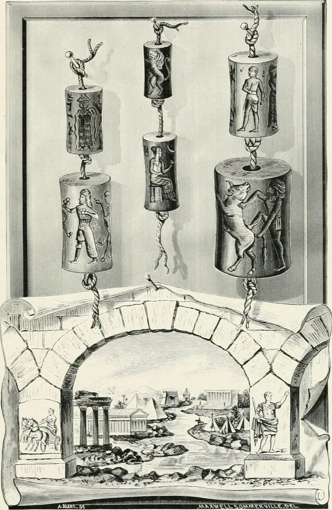 An illustration from Engraved gems; their history and place in art, in which is embodied the author's former treatise, with extensive revisions and additions; reminiscences of travels in the pursuit and acquisition of engraved gems ... to which is added a descriptive list of the author's cabinet of gems, forming a compend of Greek and Roman classics and antiquities .., 1889, leaf 53