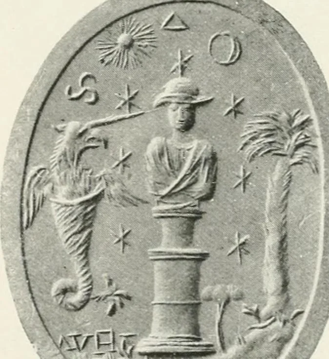 An illustration from Engraved gems; their history and place in art, in which is embodied the author's former treatise, with extensive revisions and additions; reminiscences of travels in the pursuit and acquisition of engraved gems ... to which is added a descriptive list of the author's cabinet of gems, forming a compend of Greek and Roman classics and antiquities .., 1889, leaf 559