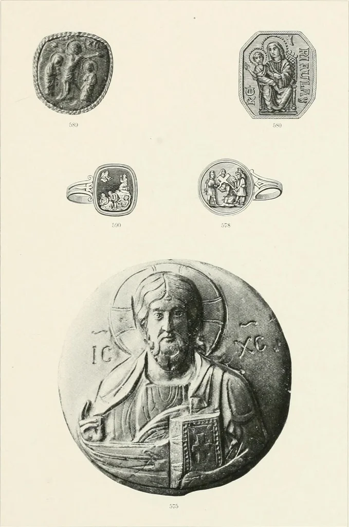 An illustration from Engraved gems; their history and place in art, in which is embodied the author's former treatise, with extensive revisions and additions; reminiscences of travels in the pursuit and acquisition of engraved gems ... to which is added a descriptive list of the author's cabinet of gems, forming a compend of Greek and Roman classics and antiquities .., 1889, leaf 565