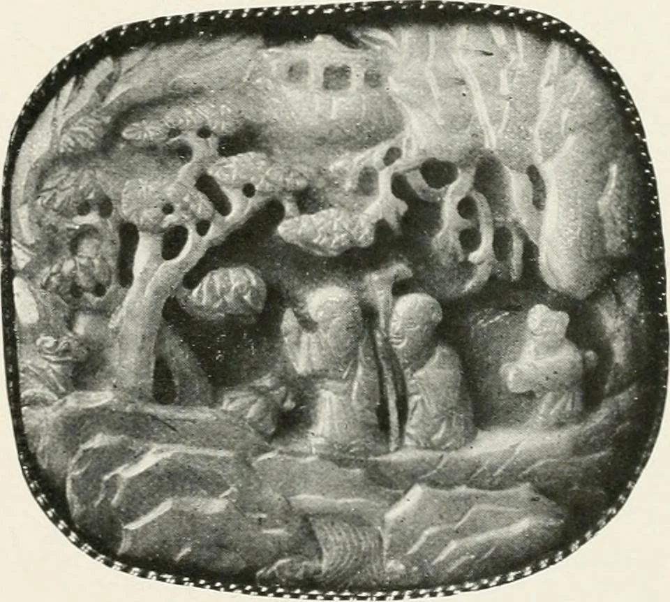 An illustration from Engraved gems; their history and place in art, in which is embodied the author's former treatise, with extensive revisions and additions; reminiscences of travels in the pursuit and acquisition of engraved gems ... to which is added a descriptive list of the author's cabinet of gems, forming a compend of Greek and Roman classics and antiquities .., 1889, leaf 571