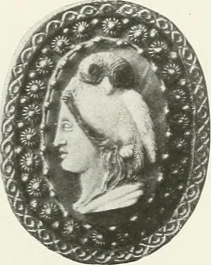 An illustration from Engraved gems; their history and place in art, in which is embodied the author's former treatise, with extensive revisions and additions; reminiscences of travels in the pursuit and acquisition of engraved gems ... to which is added a descriptive list of the author's cabinet of gems, forming a compend of Greek and Roman classics and antiquities .., 1889, leaf 585