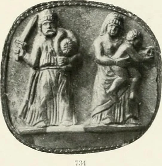 An illustration from Engraved gems; their history and place in art, in which is embodied the author's former treatise, with extensive revisions and additions; reminiscences of travels in the pursuit and acquisition of engraved gems ... to which is added a descriptive list of the author's cabinet of gems, forming a compend of Greek and Roman classics and antiquities .., 1889, leaf 589