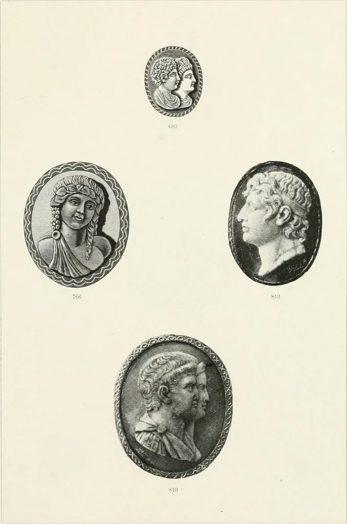 An illustration from Engraved gems; their history and place in art, in which is embodied the author's former treatise, with extensive revisions and additions; reminiscences of travels in the pursuit and acquisition of engraved gems ... to which is added a descriptive list of the author's cabinet of gems, forming a compend of Greek and Roman classics and antiquities .., 1889, leaf 593