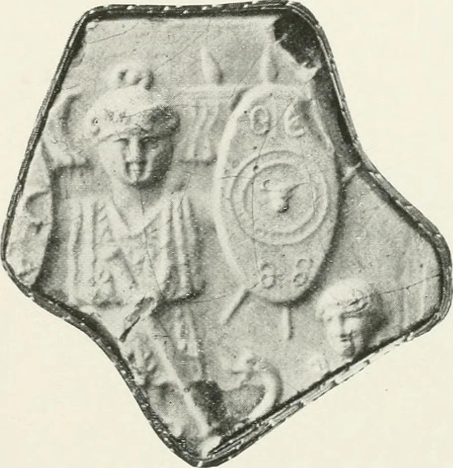 An illustration from Engraved gems; their history and place in art, in which is embodied the author's former treatise, with extensive revisions and additions; reminiscences of travels in the pursuit and acquisition of engraved gems ... to which is added a descriptive list of the author's cabinet of gems, forming a compend of Greek and Roman classics and antiquities .., 1889, leaf 619