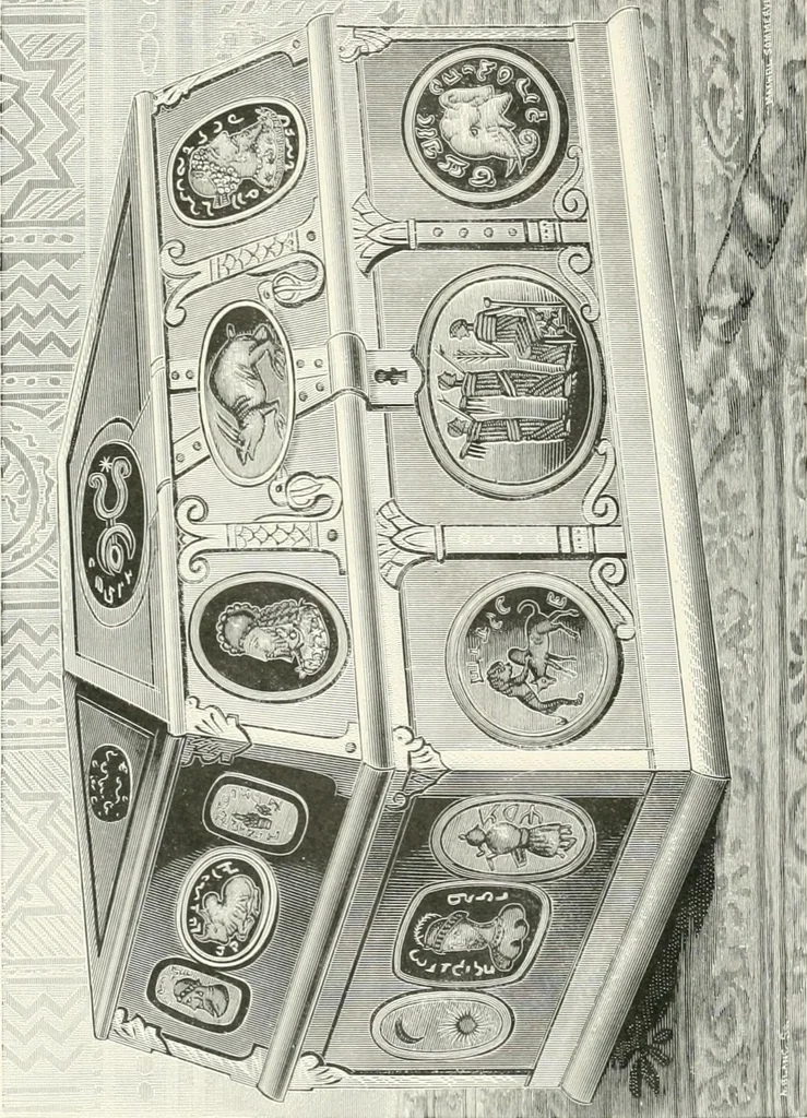 An illustration from Engraved gems; their history and place in art, in which is embodied the author's former treatise, with extensive revisions and additions; reminiscences of travels in the pursuit and acquisition of engraved gems ... to which is added a descriptive list of the author's cabinet of gems, forming a compend of Greek and Roman classics and antiquities .., 1889, leaf 62