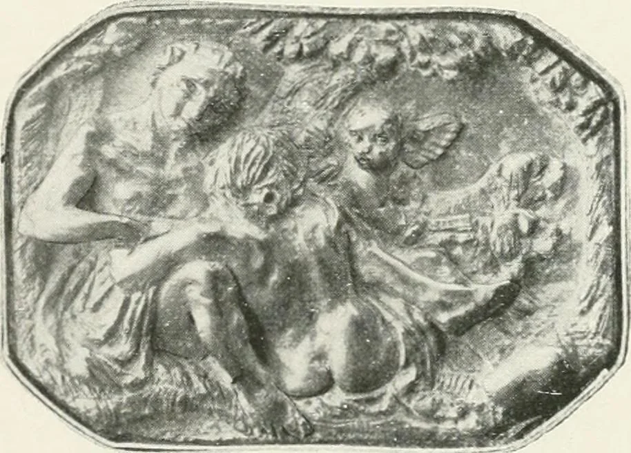An illustration from Engraved gems; their history and place in art, in which is embodied the author's former treatise, with extensive revisions and additions; reminiscences of travels in the pursuit and acquisition of engraved gems ... to which is added a descriptive list of the author's cabinet of gems, forming a compend of Greek and Roman classics and antiquities .., 1889, leaf 623