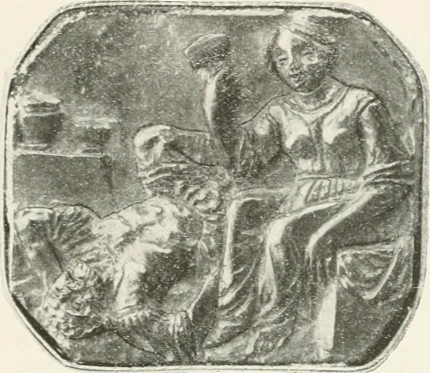 An illustration from Engraved gems; their history and place in art, in which is embodied the author's former treatise, with extensive revisions and additions; reminiscences of travels in the pursuit and acquisition of engraved gems ... to which is added a descriptive list of the author's cabinet of gems, forming a compend of Greek and Roman classics and antiquities .., 1889, leaf 625