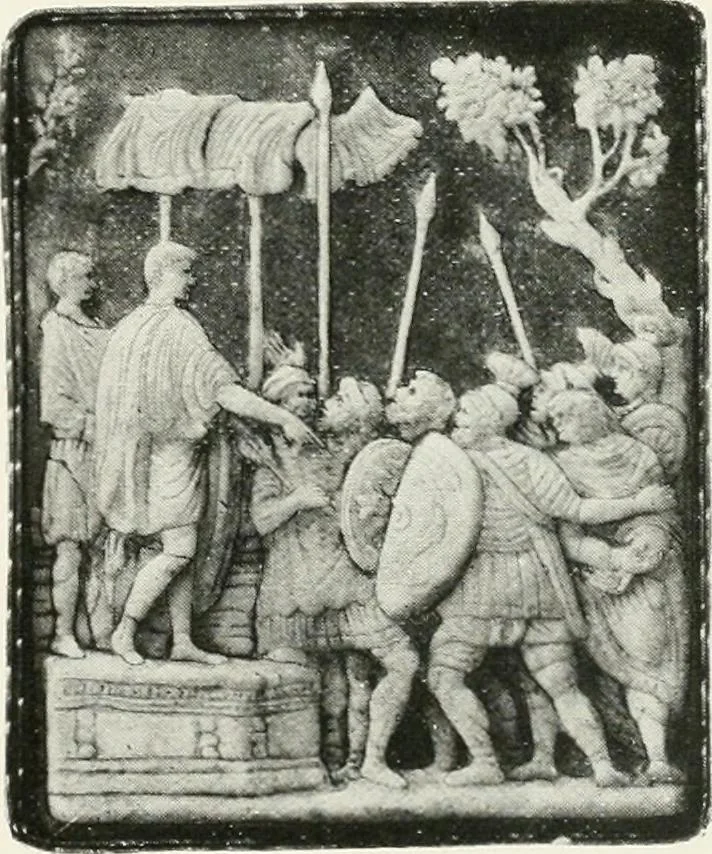 An illustration from Engraved gems; their history and place in art, in which is embodied the author's former treatise, with extensive revisions and additions; reminiscences of travels in the pursuit and acquisition of engraved gems ... to which is added a descriptive list of the author's cabinet of gems, forming a compend of Greek and Roman classics and antiquities .., 1889, leaf 639