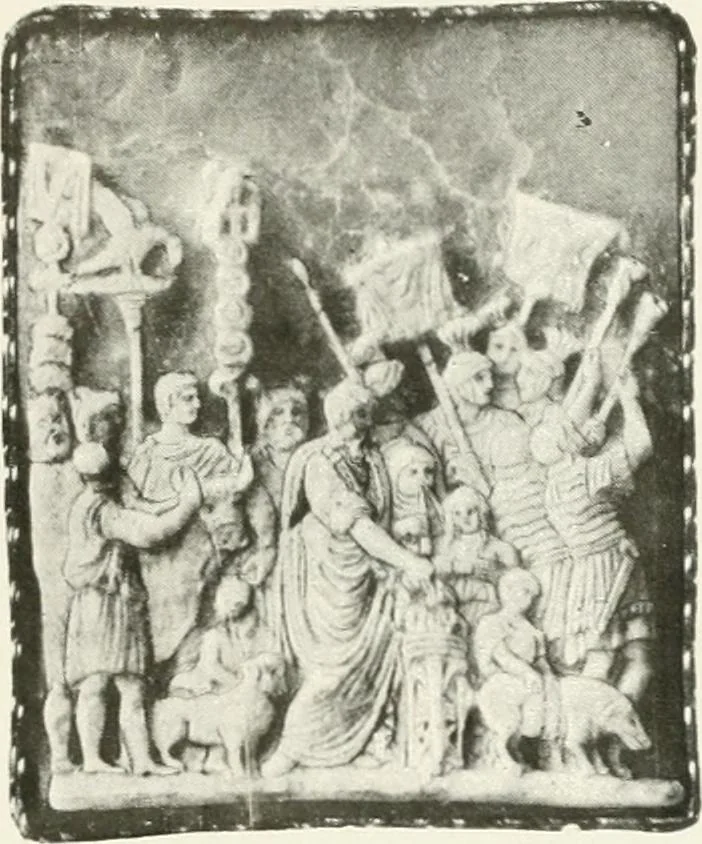 An illustration from Engraved gems; their history and place in art, in which is embodied the author's former treatise, with extensive revisions and additions; reminiscences of travels in the pursuit and acquisition of engraved gems ... to which is added a descriptive list of the author's cabinet of gems, forming a compend of Greek and Roman classics and antiquities .., 1889, leaf 643