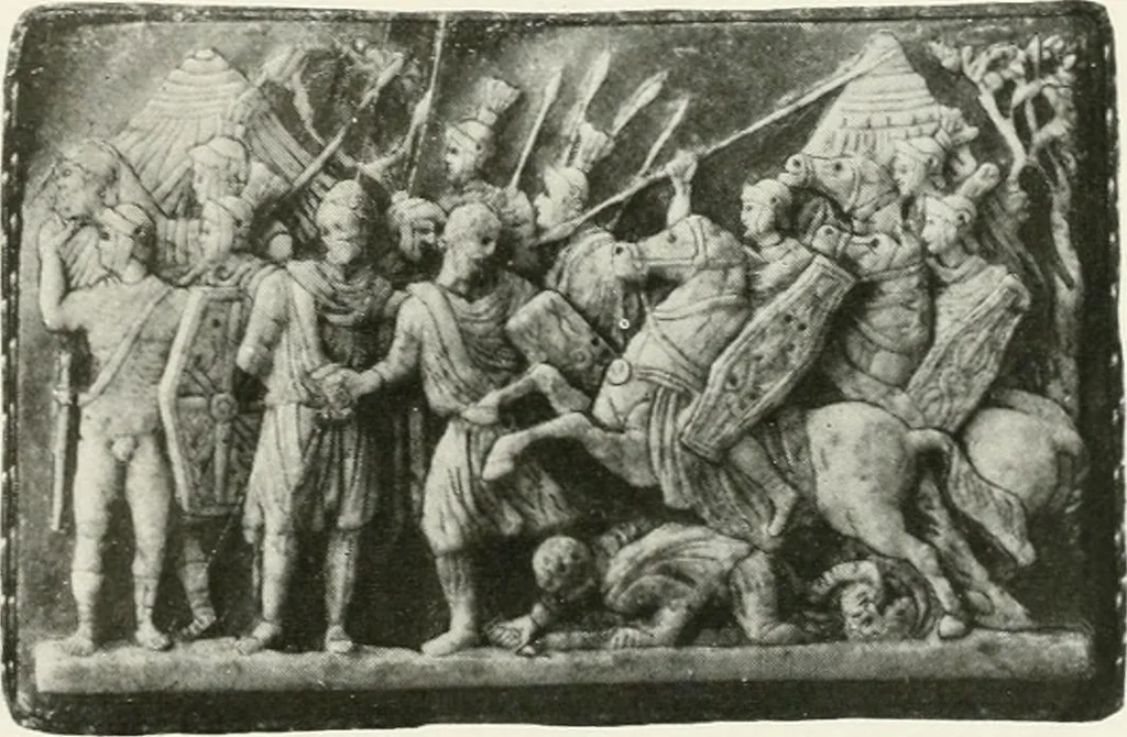 An illustration from Engraved gems; their history and place in art, in which is embodied the author's former treatise, with extensive revisions and additions; reminiscences of travels in the pursuit and acquisition of engraved gems ... to which is added a descriptive list of the author's cabinet of gems, forming a compend of Greek and Roman classics and antiquities .., 1889, leaf 643