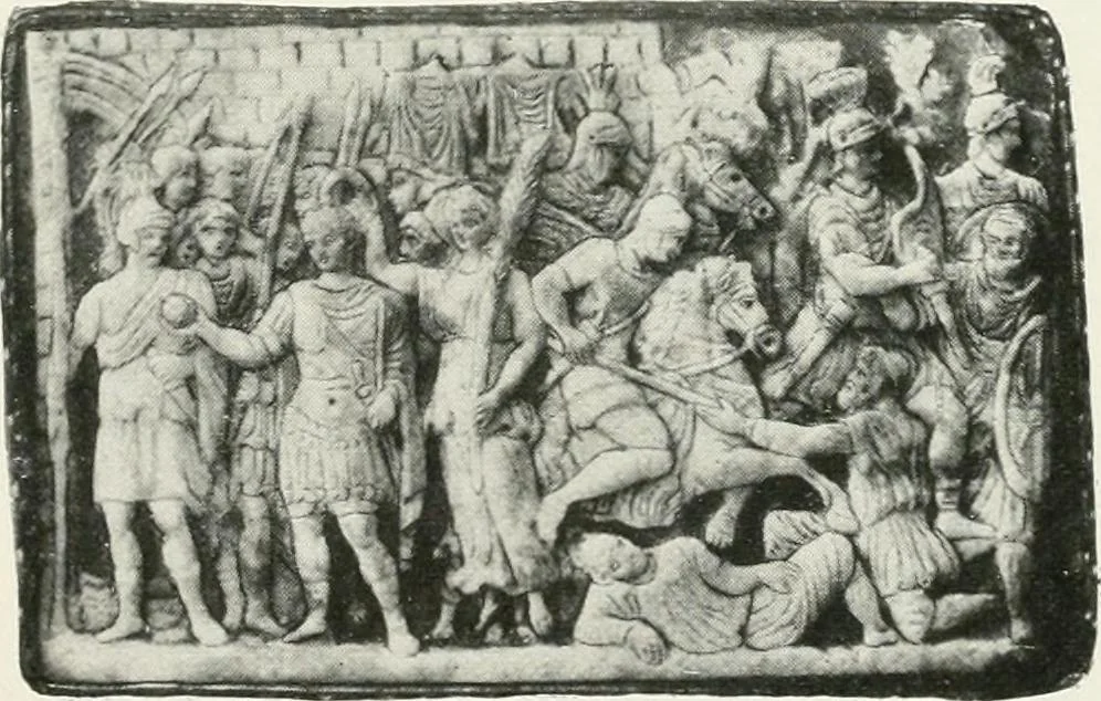An illustration from Engraved gems; their history and place in art, in which is embodied the author's former treatise, with extensive revisions and additions; reminiscences of travels in the pursuit and acquisition of engraved gems ... to which is added a descriptive list of the author's cabinet of gems, forming a compend of Greek and Roman classics and antiquities .., 1889, leaf 651