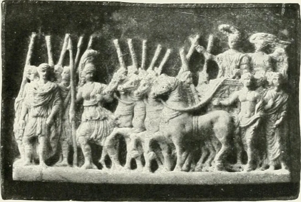 An illustration from Engraved gems; their history and place in art, in which is embodied the author's former treatise, with extensive revisions and additions; reminiscences of travels in the pursuit and acquisition of engraved gems ... to which is added a descriptive list of the author's cabinet of gems, forming a compend of Greek and Roman classics and antiquities .., 1889, leaf 653