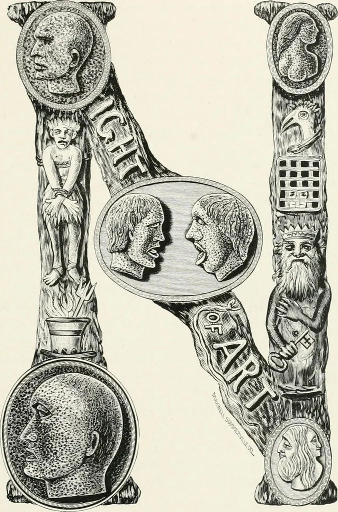 An illustration from Engraved gems; their history and place in art, in which is embodied the author's former treatise, with extensive revisions and additions; reminiscences of travels in the pursuit and acquisition of engraved gems ... to which is added a descriptive list of the author's cabinet of gems, forming a compend of Greek and Roman classics and antiquities .., 1889, leaf 97