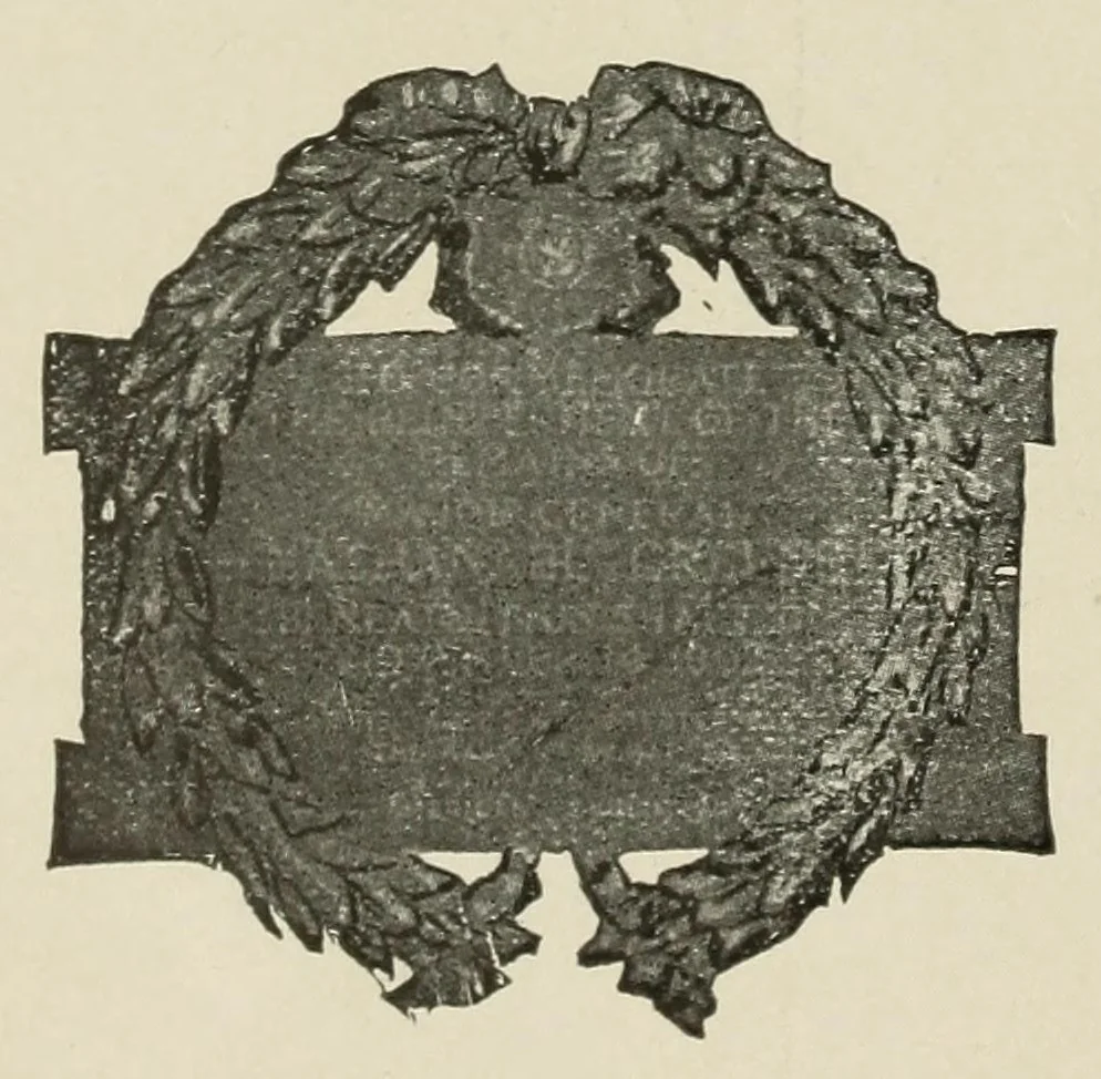 An illustration from Engraved portraits of American patriots [in the Corcoran Gallery at Washington] Made by Saint Memin in 1776-1810, 1915, leaf 76