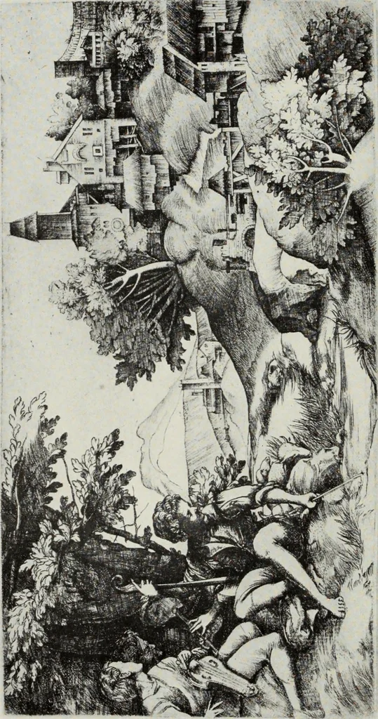 An illustration from Engravers and etchers : six lectures delivered on the Scammon Foundation at the Art Institute of Chicago, March 1916, 1917, leaf 176
