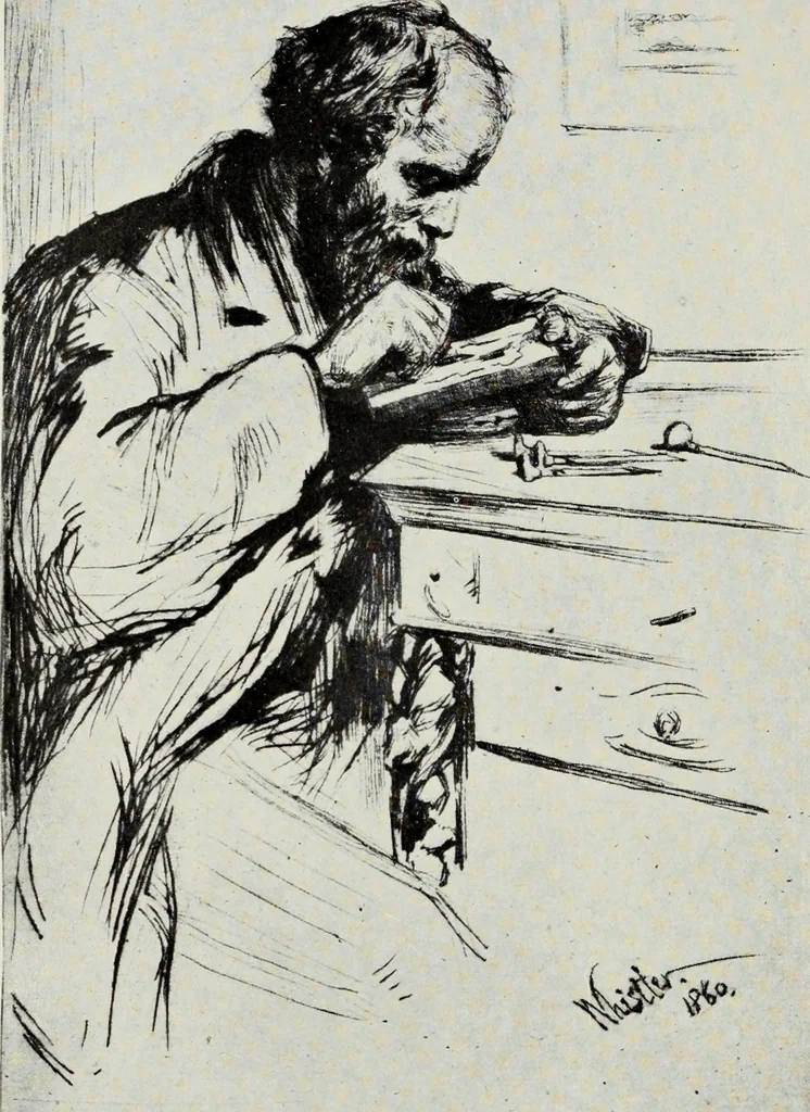 An illustration from Engravers and etchers : six lectures delivered on the Scammon Foundation at the Art Institute of Chicago, March 1916, 1917, leaf 224