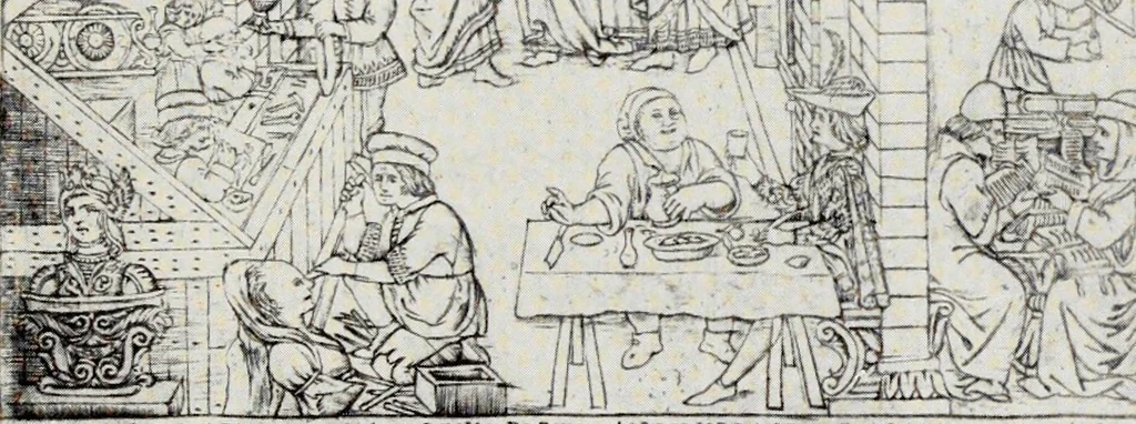 An illustration from Engravers and etchers : six lectures delivered on the Scammon Foundation at the Art Institute of Chicago, March 1916, 1917, leaf 71