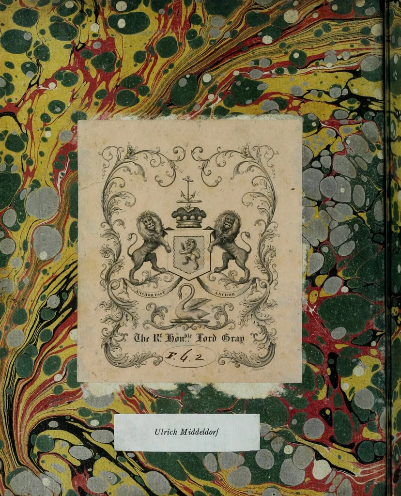 An illustration from A catalogue of engravers, who have been born or resided in England, 1767, leaf 1