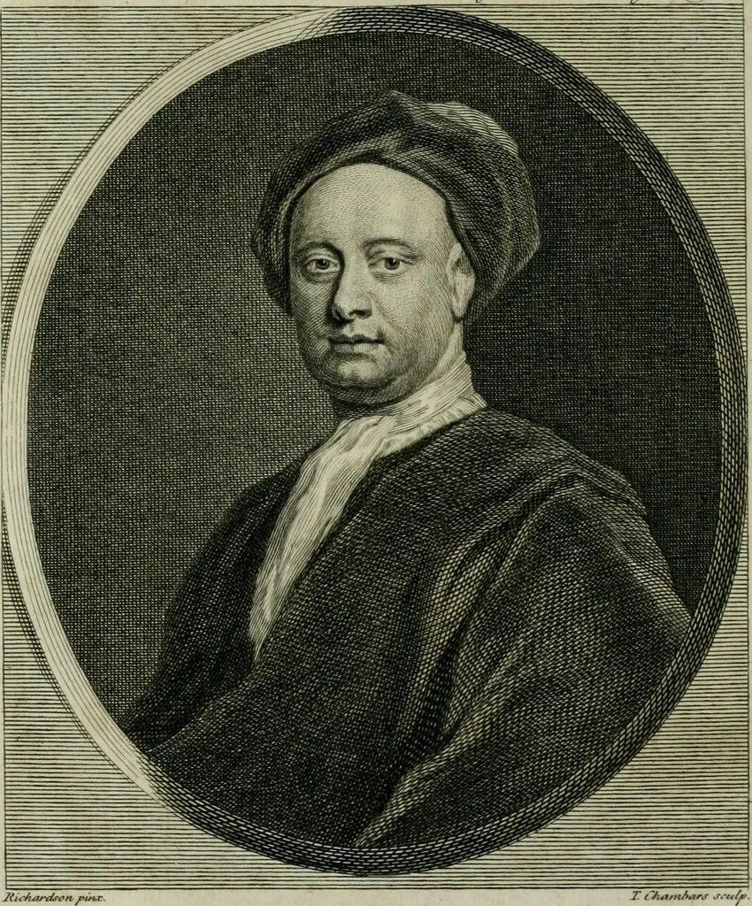 An illustration from A catalogue of engravers, who have been born or resided in England, 1767, leaf 167