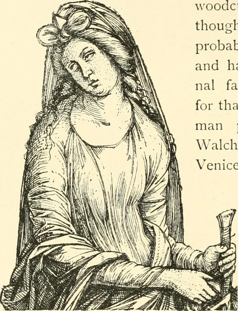 An illustration from Engraving and etching : a handbook for the use of students and print collectors, 1907, leaf 104